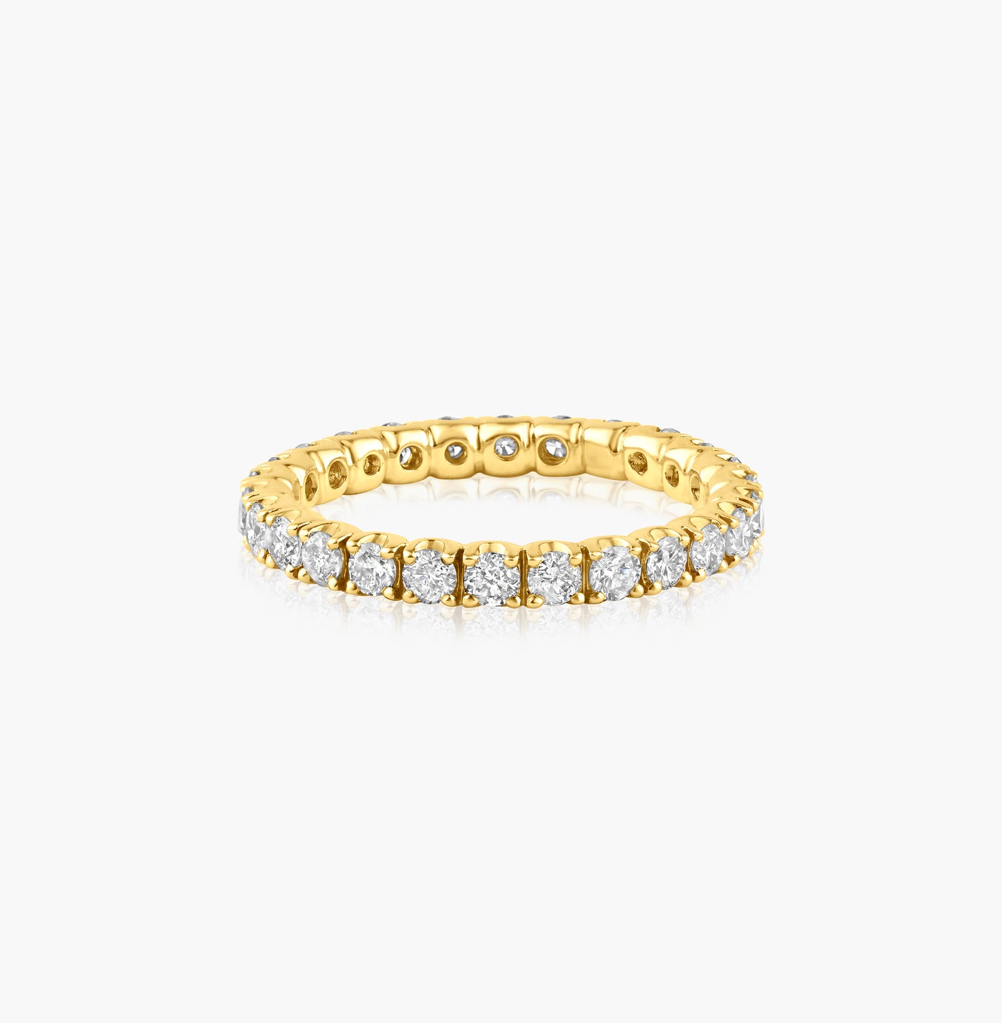 18K Yellow Gold Stackable Ring-R16902DA11