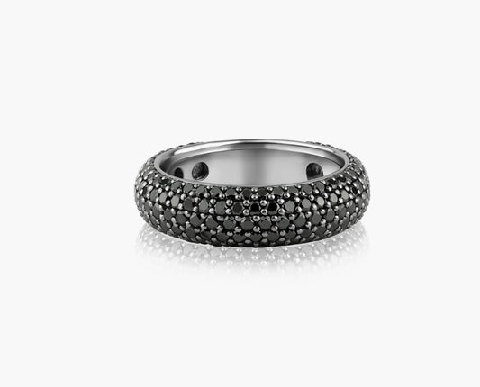 14K Black Pave Diamond Band - R60025101