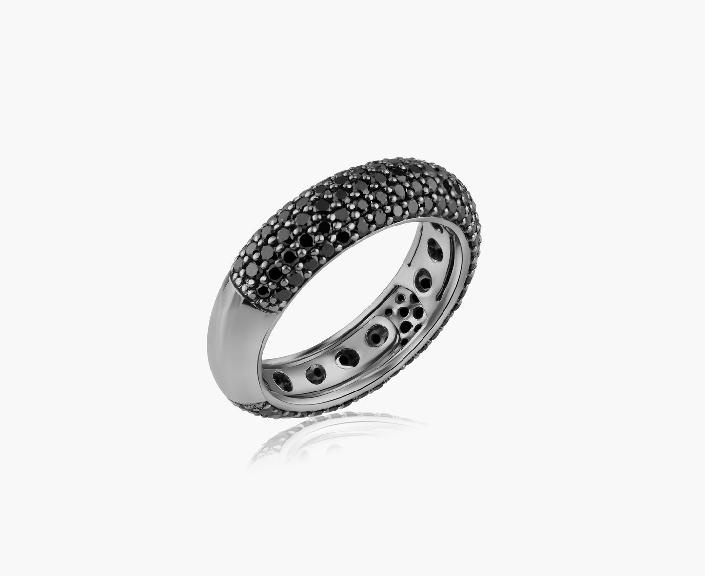 14K Black Pave Diamond Band - R60025101