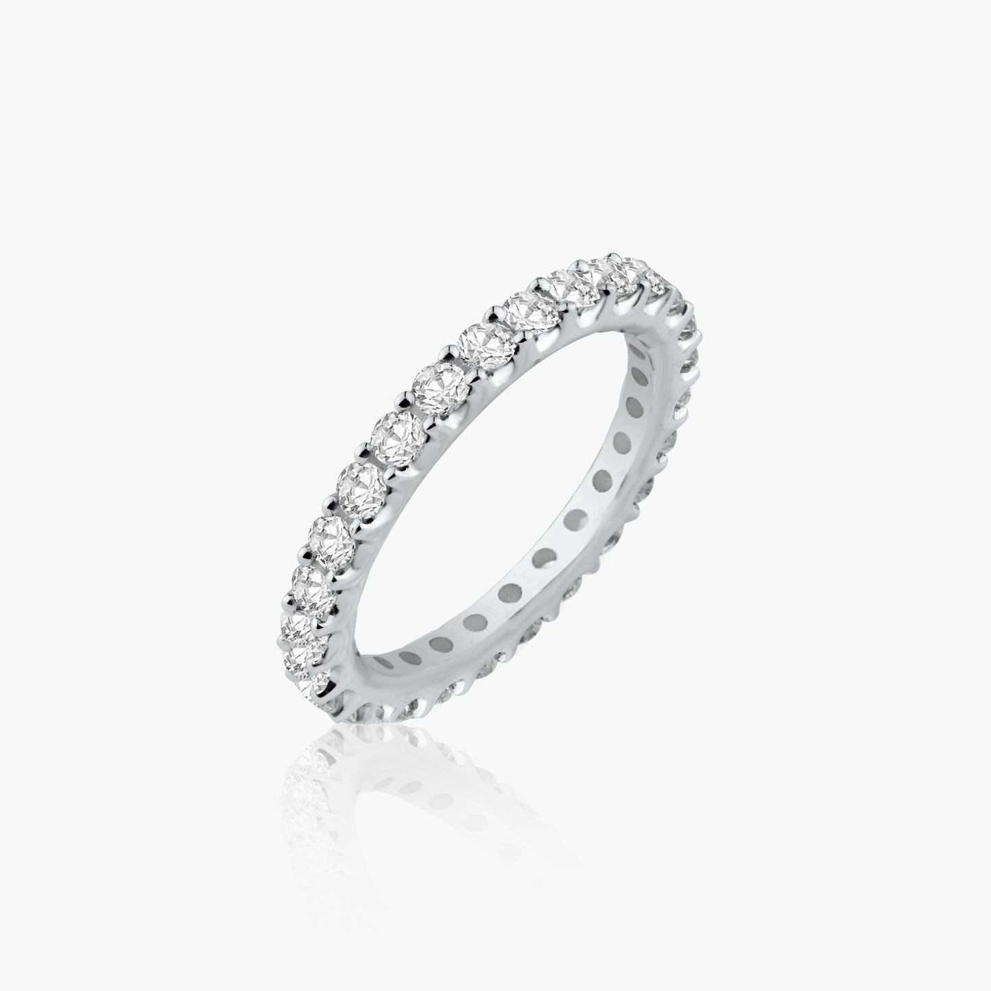 14K White Gold Stackable Ring-R60471405