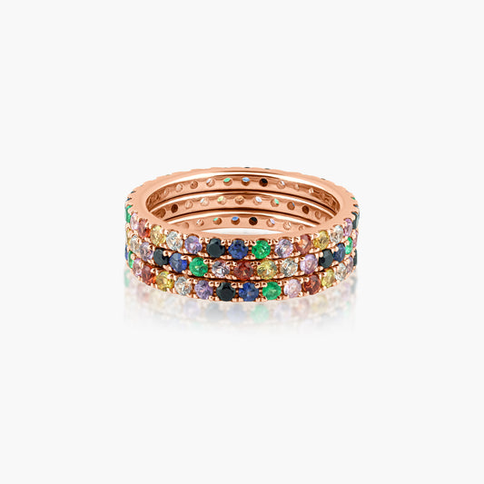 14K Rose Gold Stackable Ring (set of 3) - R60551602