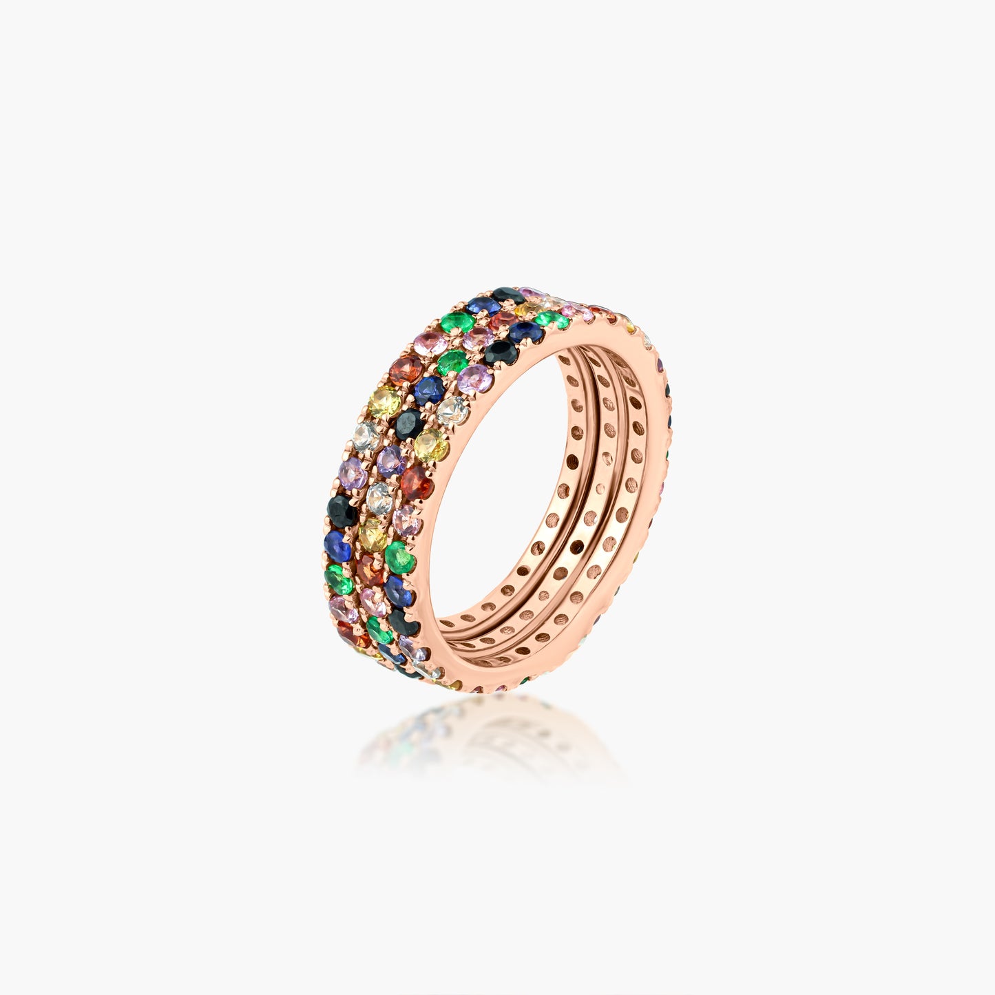 14K Rose Gold Stackable Ring (set of 3) - R60551602