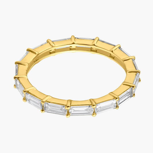 14K Yellow Gold Baguette Eternity Band - R60590803