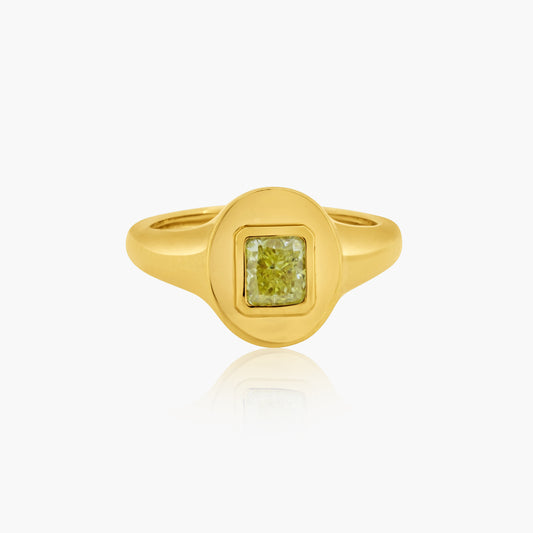 18K Yellow Gold Pinky Ring - R605938YD