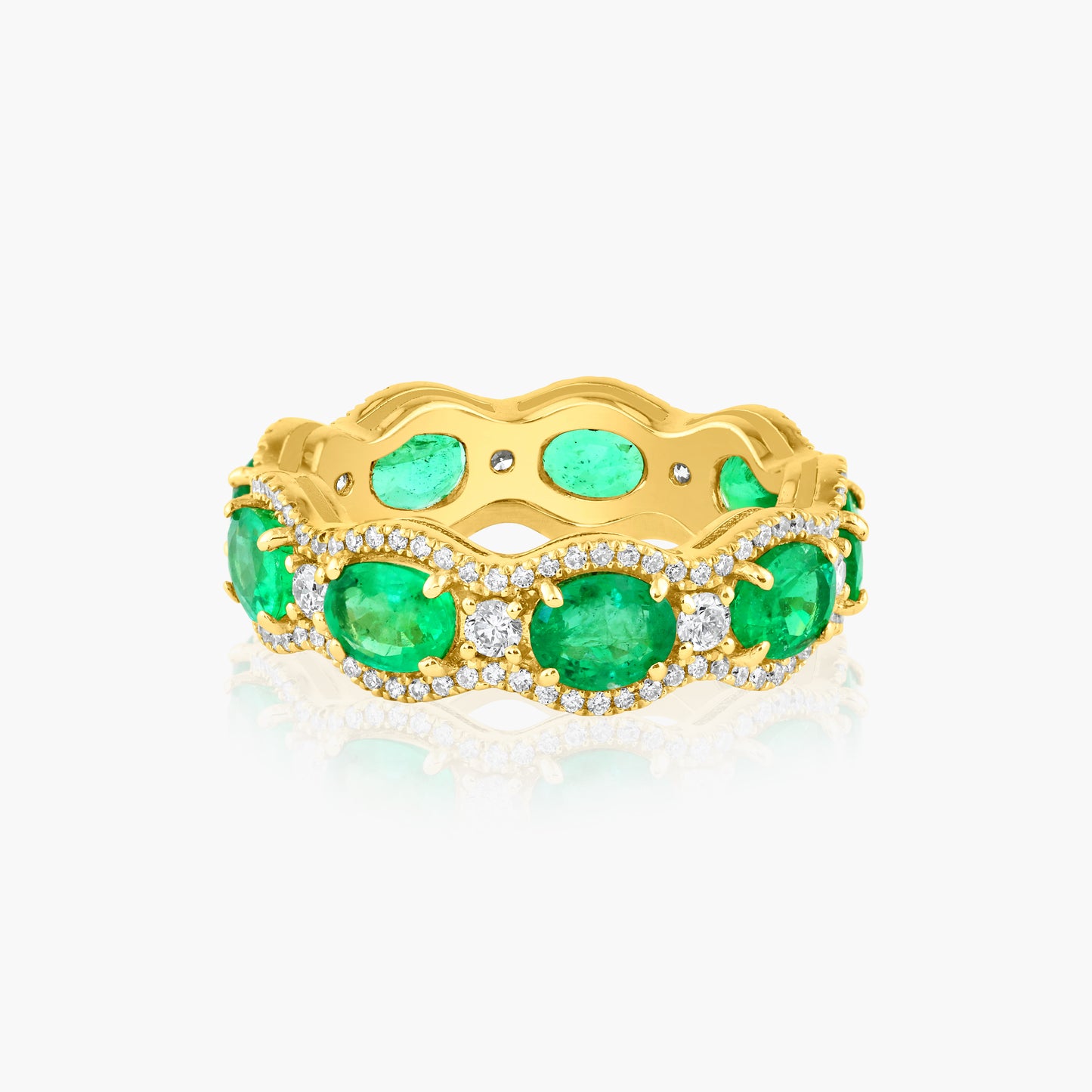 14K Yellow Gold Colored Gemstone Ring - R605979