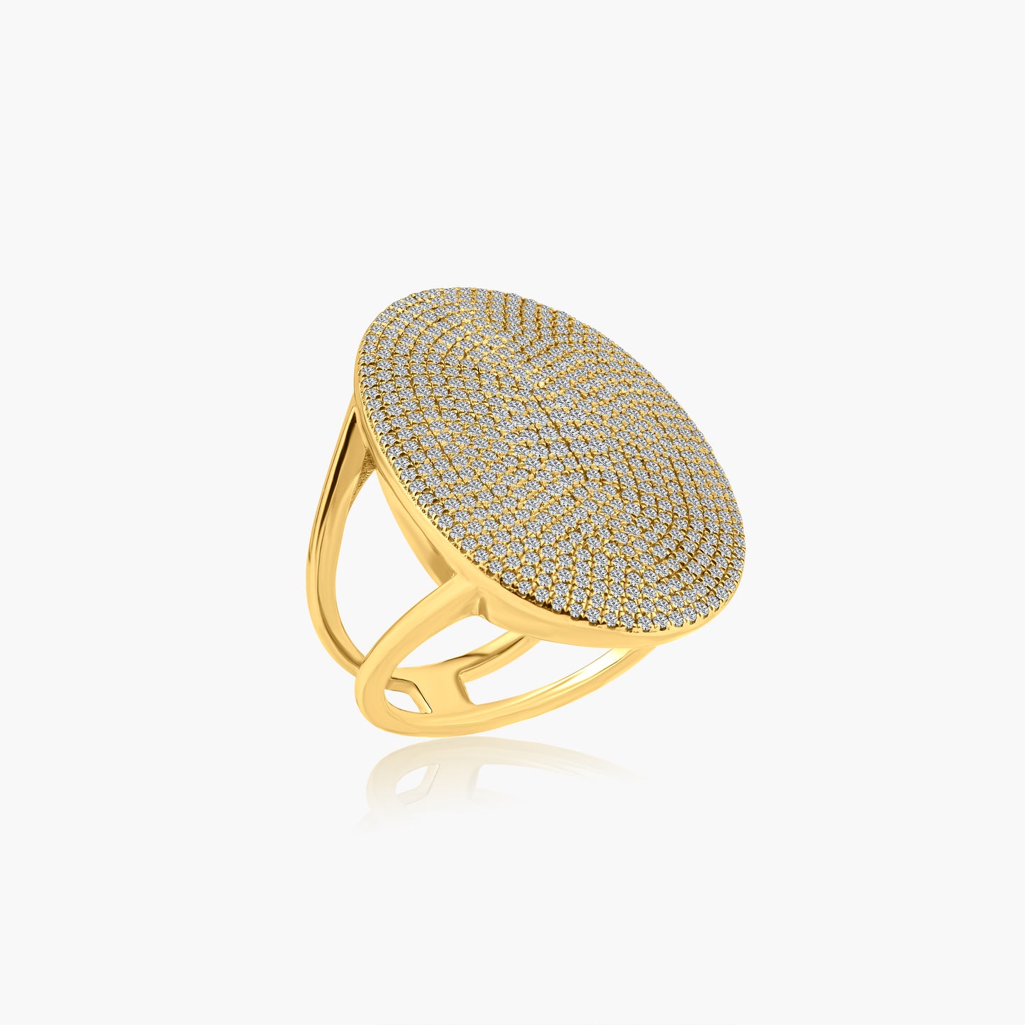 14K Yellow Gold Statement Ring - R606018