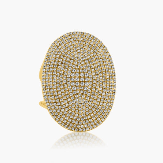 14K Yellow Gold Statement Ring - R606018