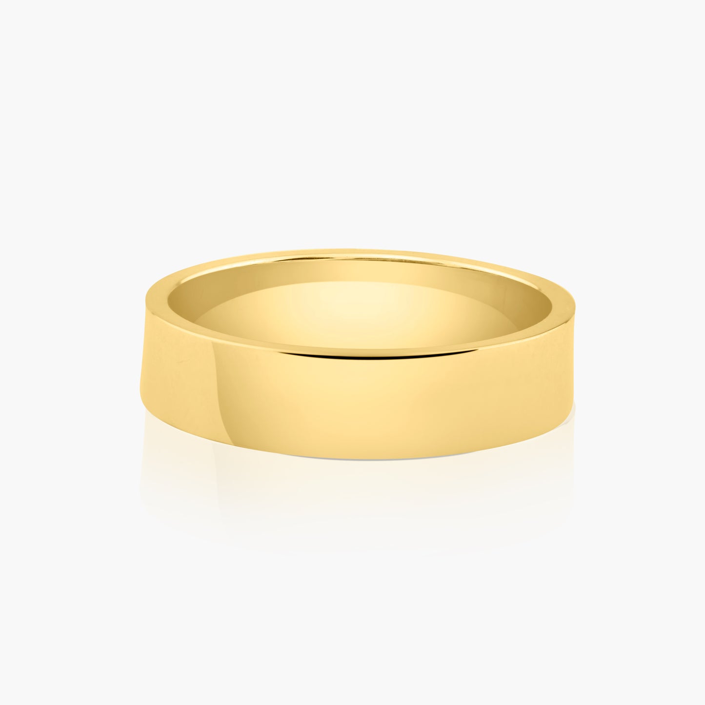 14K Yellow Gold Plain Band - R606078