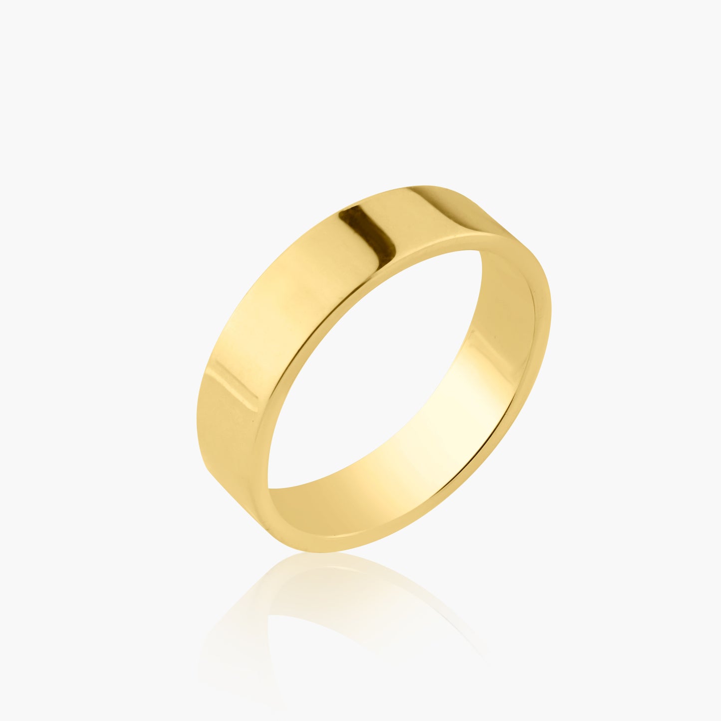 14K Yellow Gold Plain Band - R606078