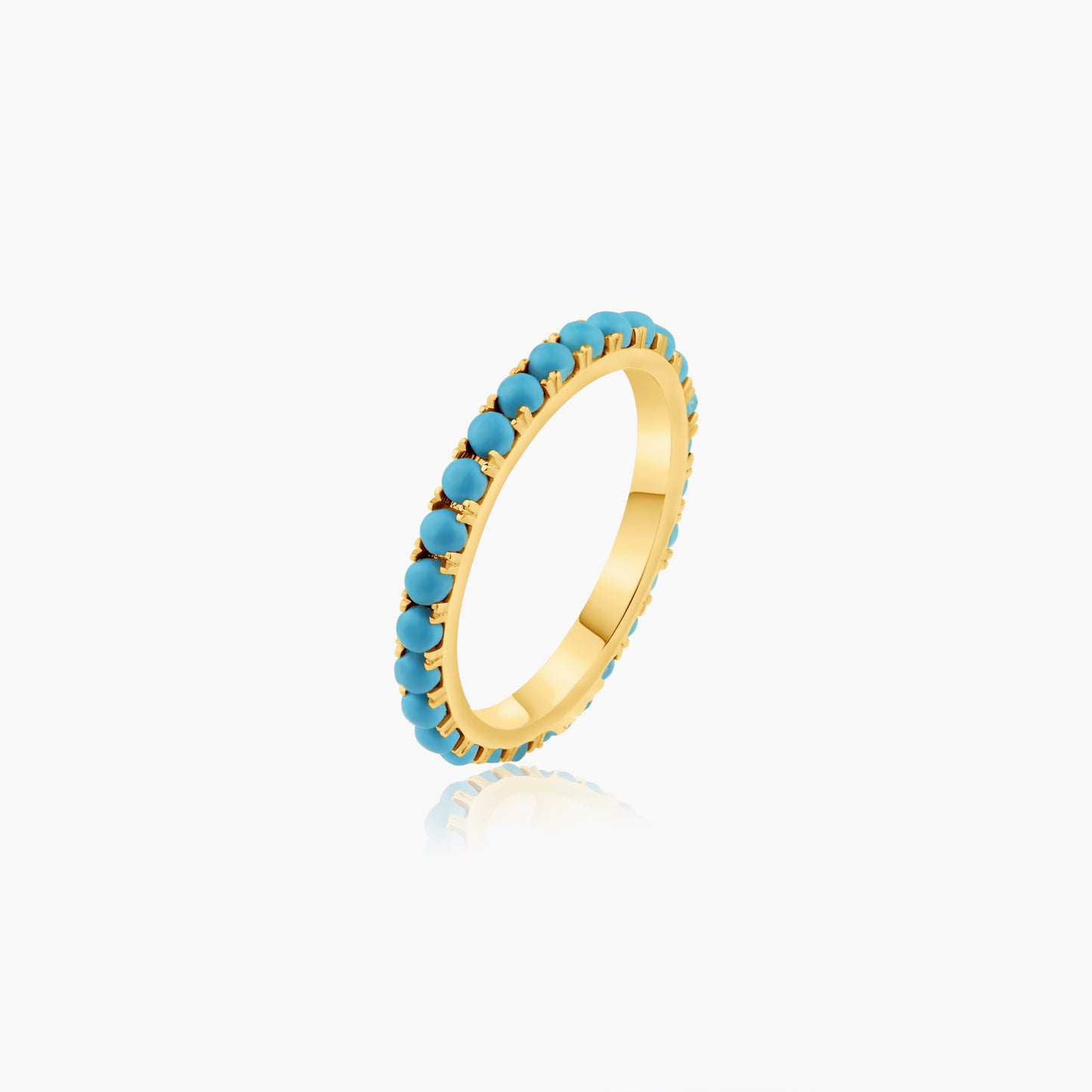 14K Yellow Gold Turquoise Ring - R60615501