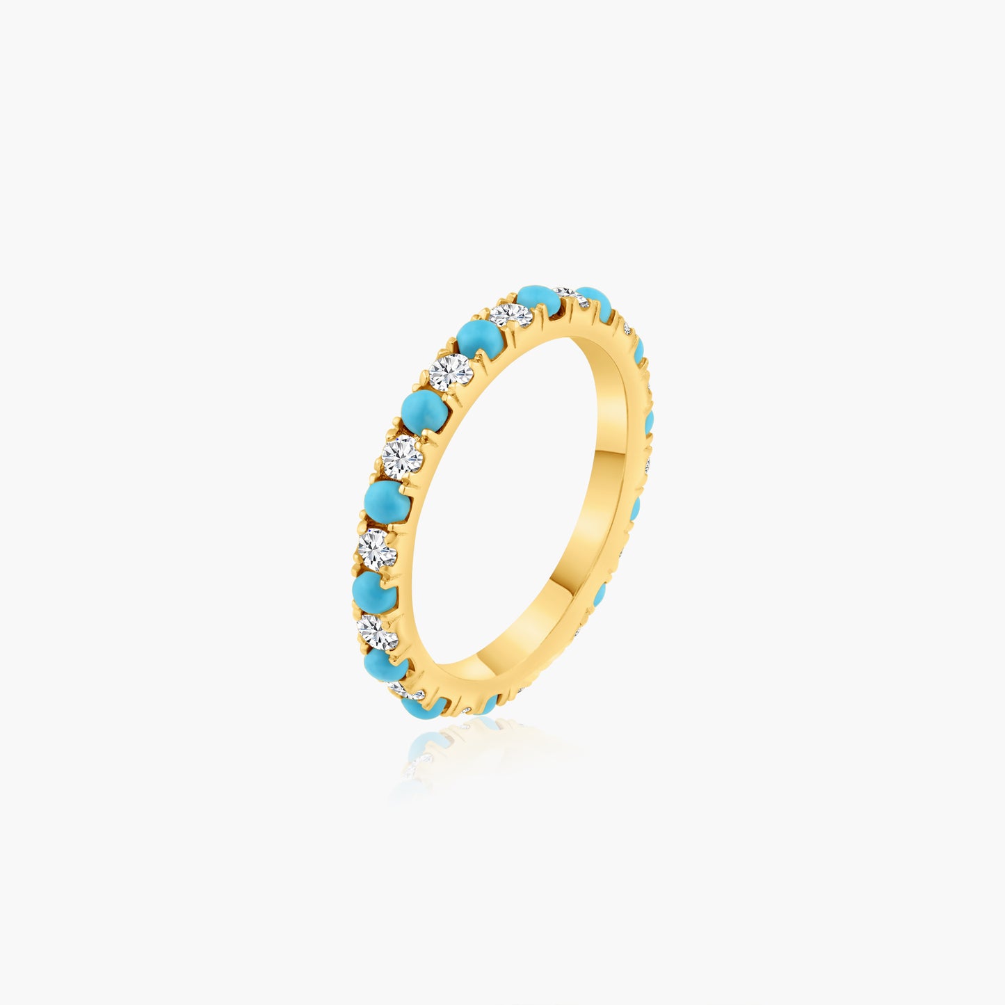 14K Yellow Gold Colored Gemstone Ring - R60615502