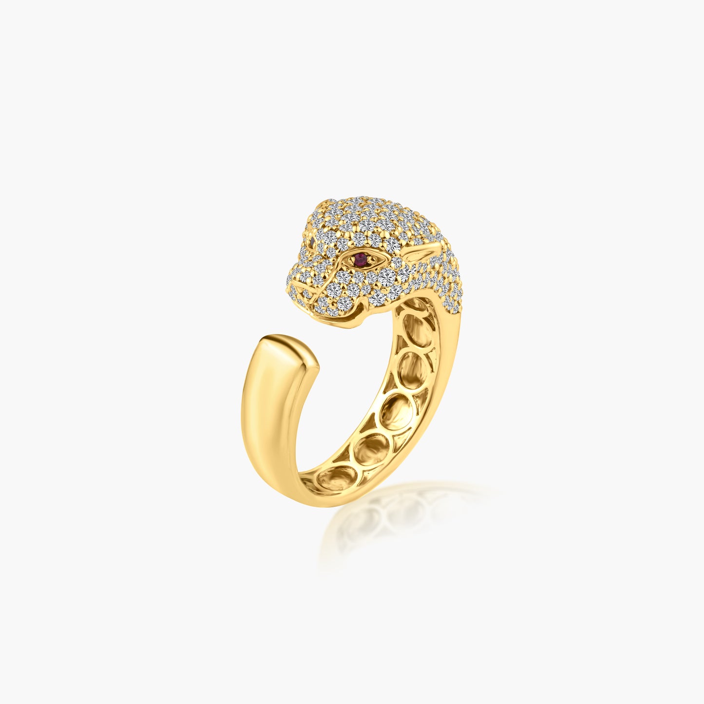 14K Yellow Gold Statement Ring - R606319