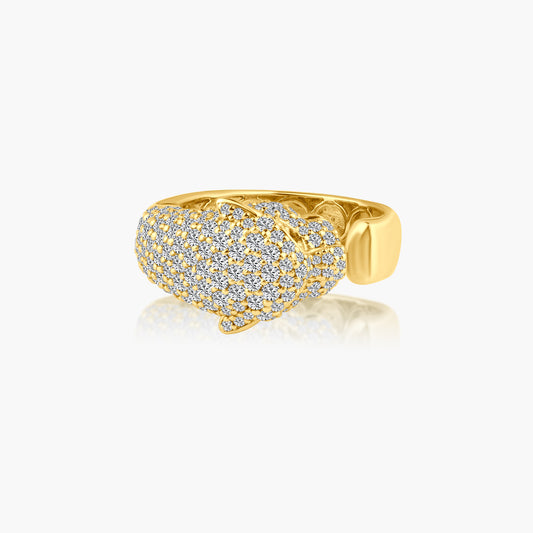 14K Yellow Gold Statement Ring - R606319