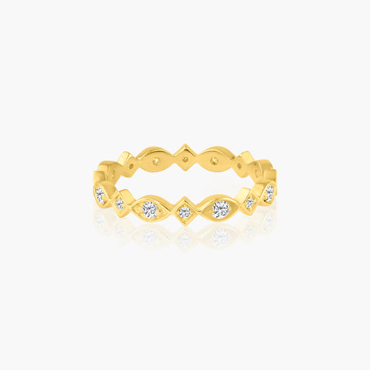 14K Yellow Gold Stackable Ring - R606333