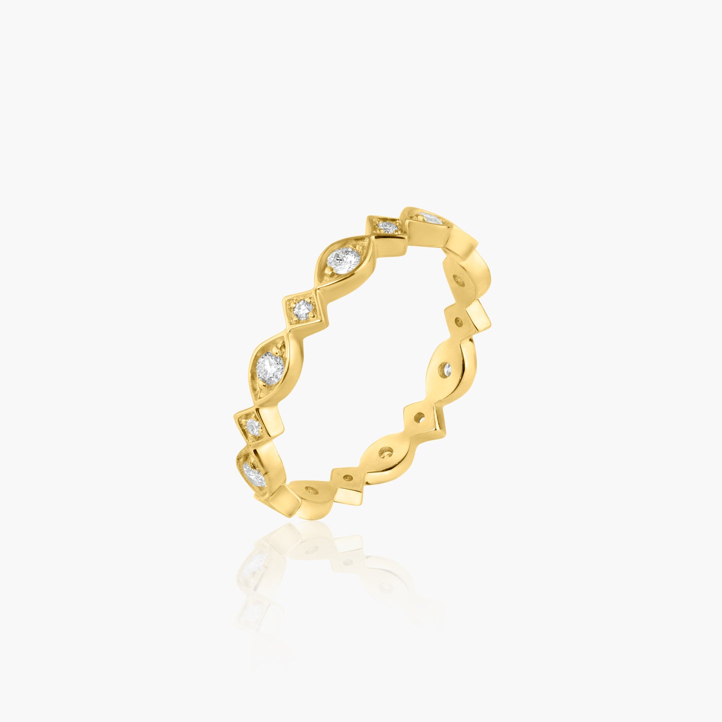 14K Yellow Gold Stackable Ring - R606333