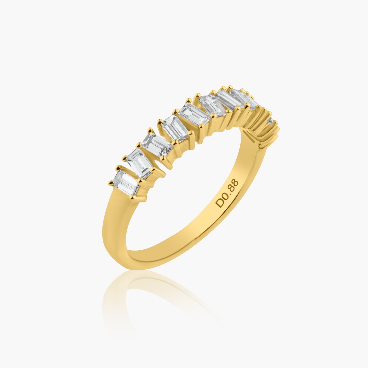 14K Yellow Gold Baguette Band-R60646501