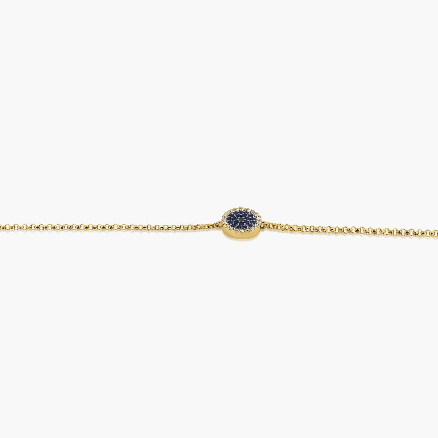 14K Two Tone Dainty Bracelet - B601227