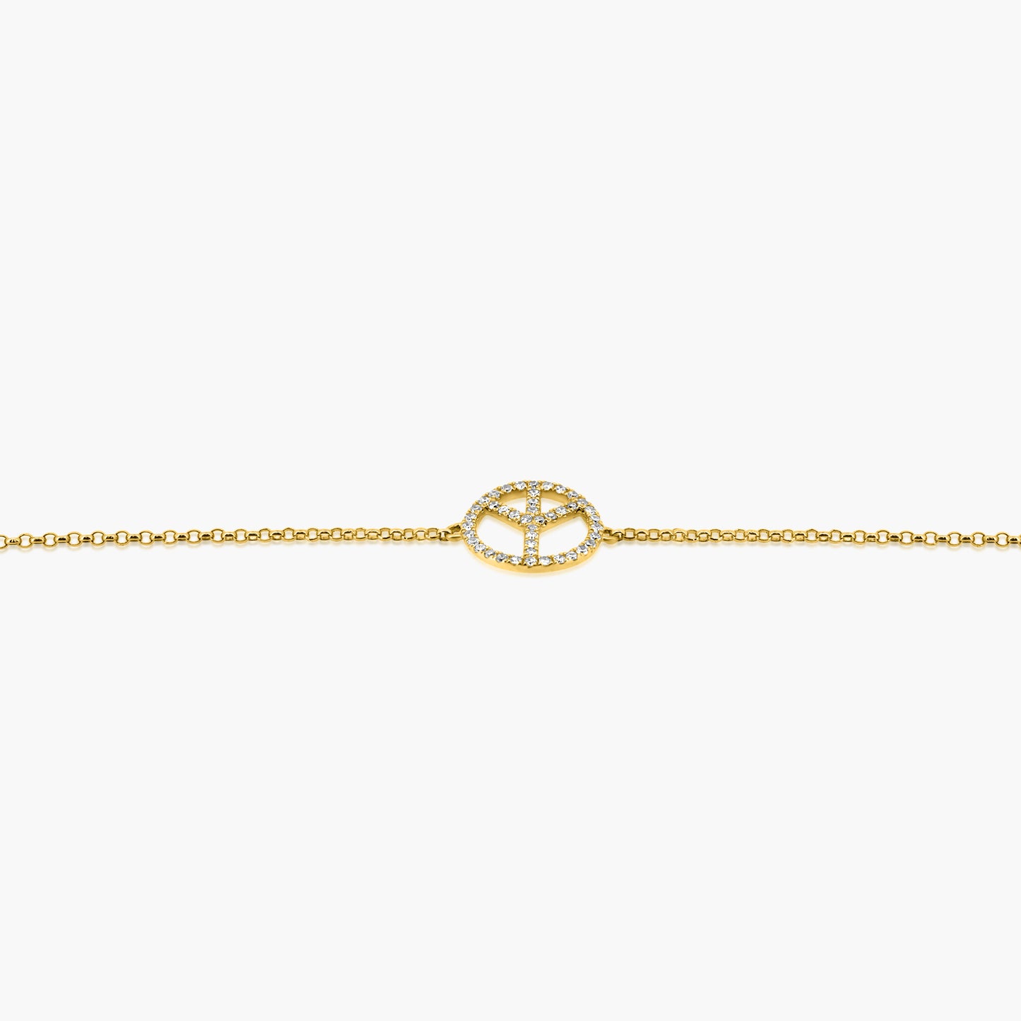 14K Yellow Gold Dainty Bracelet - B60124801-1