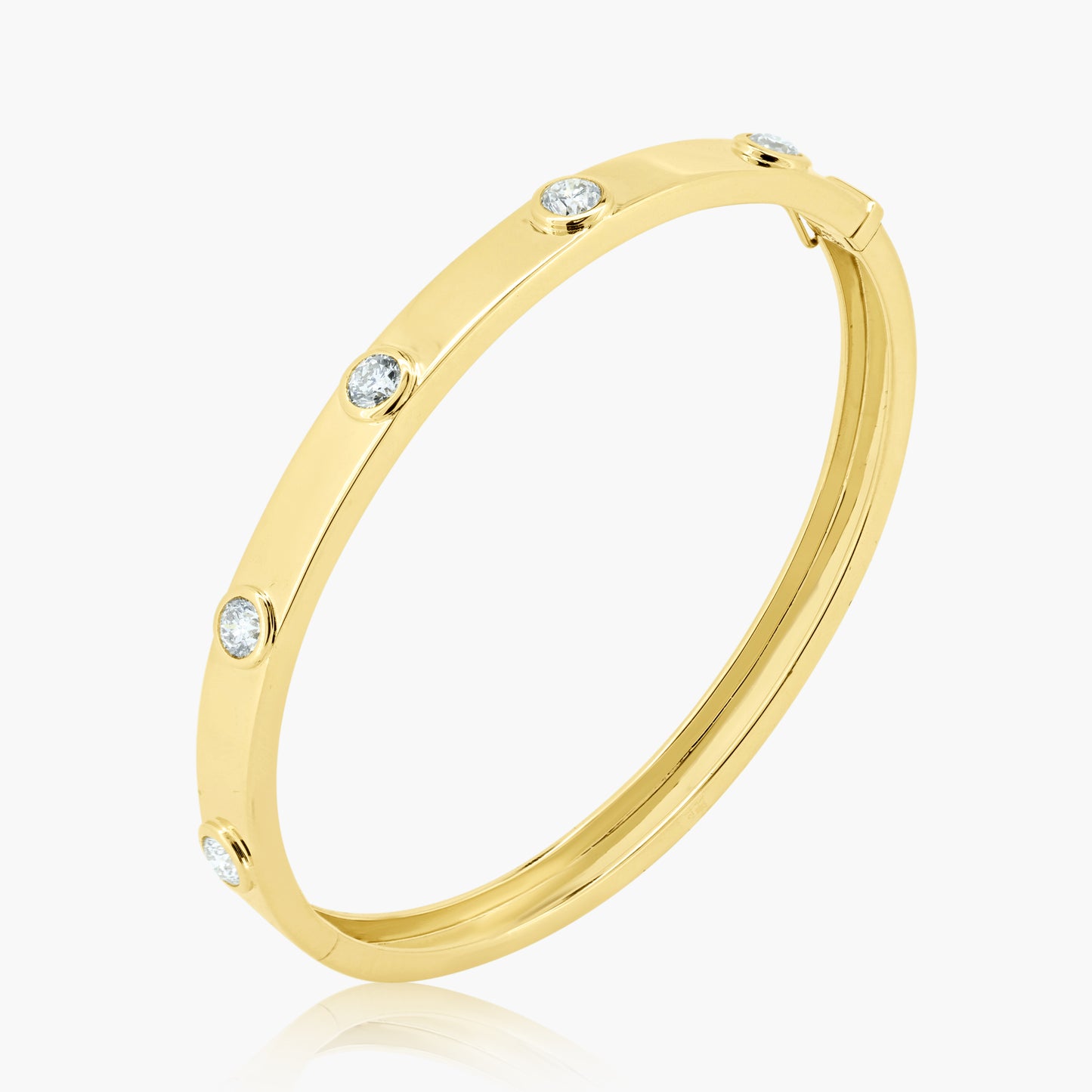 14K Yellow Gold Fashion Bangle-BG05970A