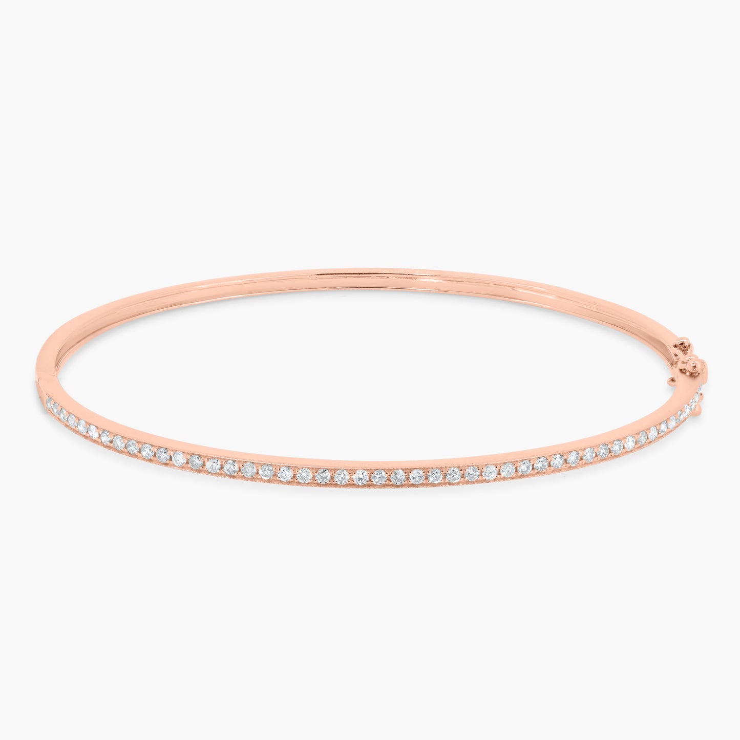 14K Rose Gold Fashion Bangle - BG10273LCA