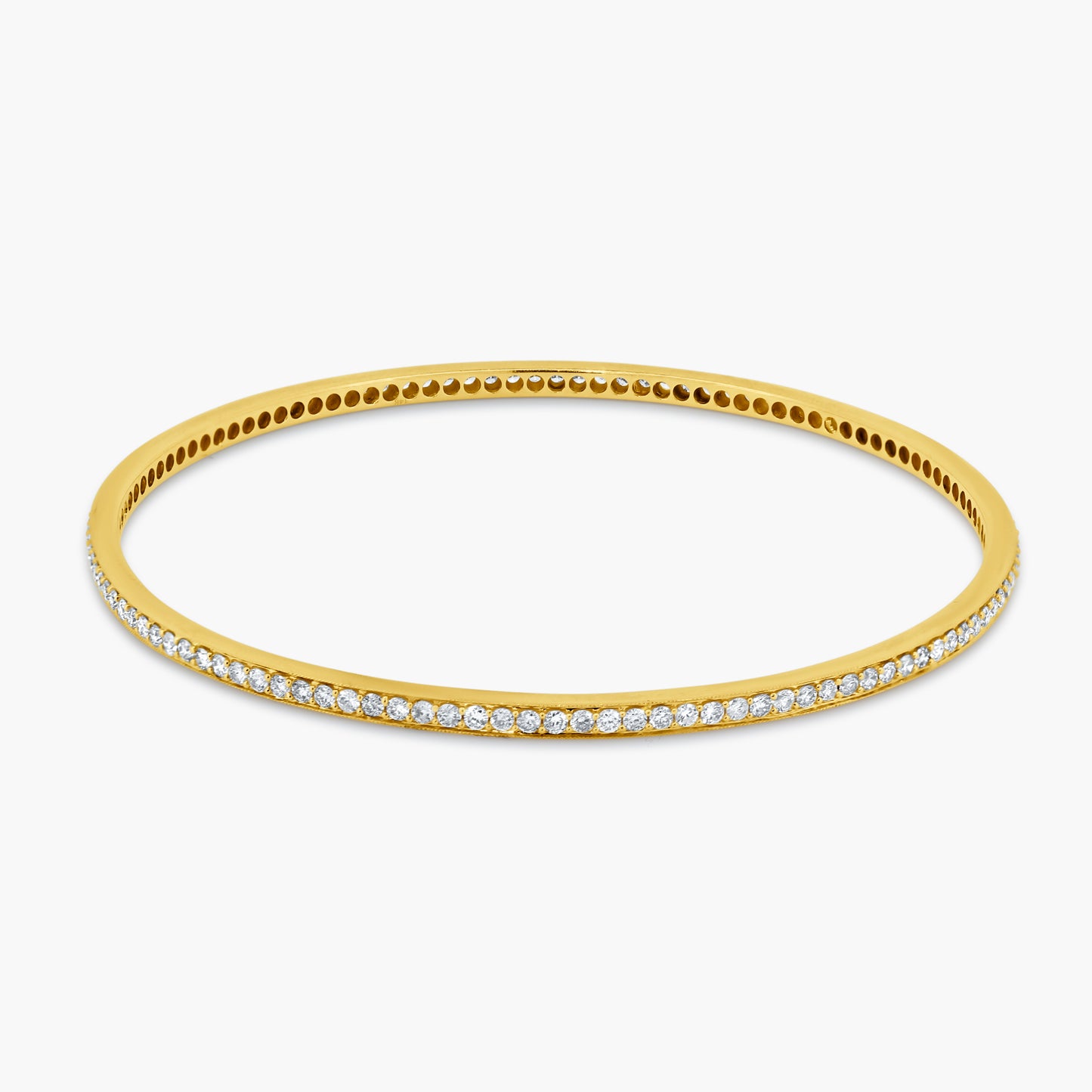 14K Yellow Gold Fashion Bangle - BG10273RC01