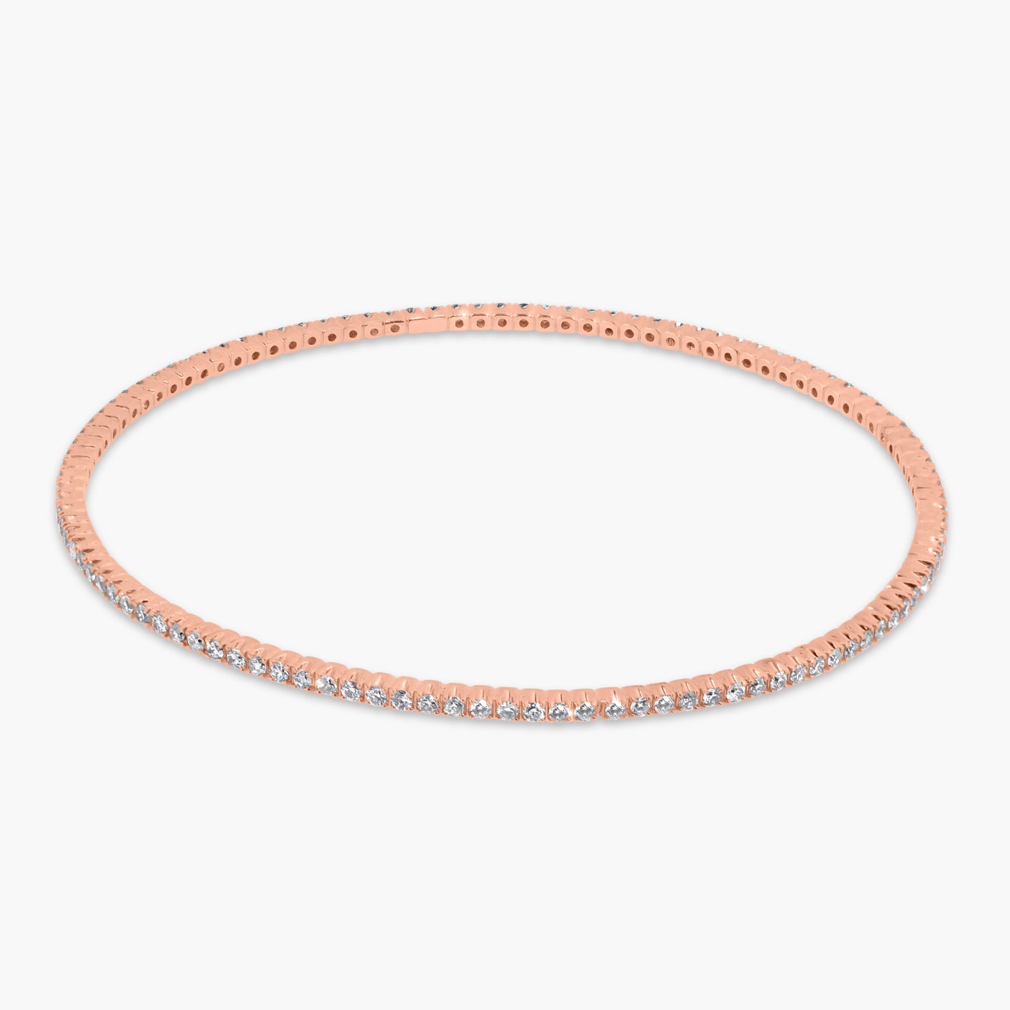 14K Rose Gold Fashion Bangle - BG18552E04