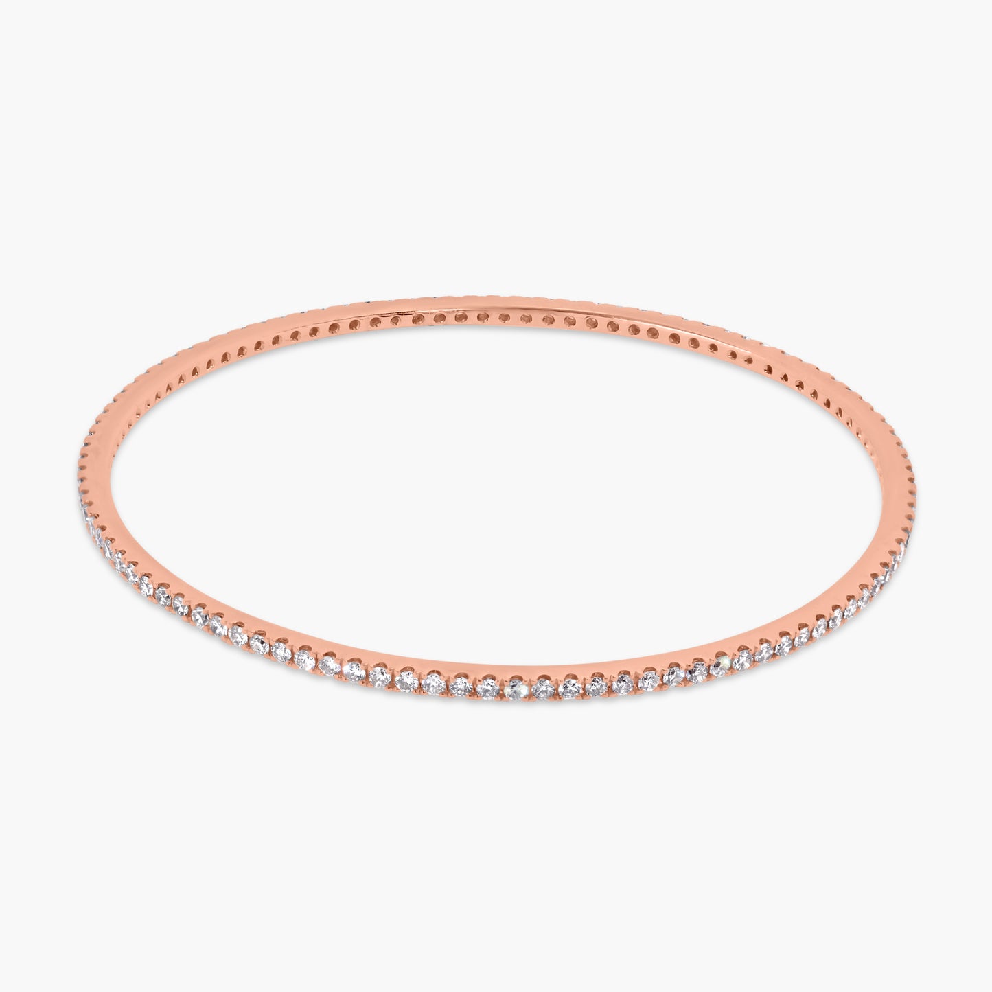 14K Rose Gold Fashion Bangle - BG18881F03