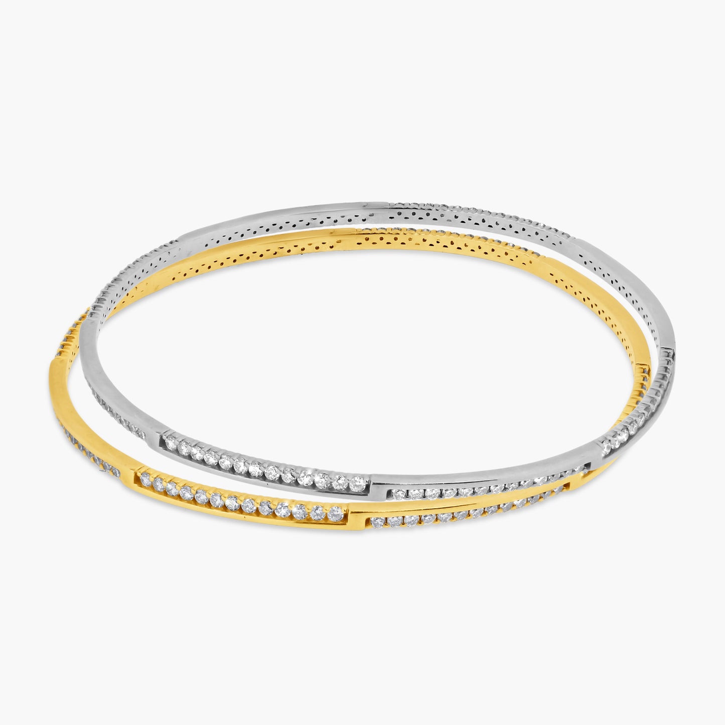 14K Yellow Gold Fashion Bangle - BG600834L02