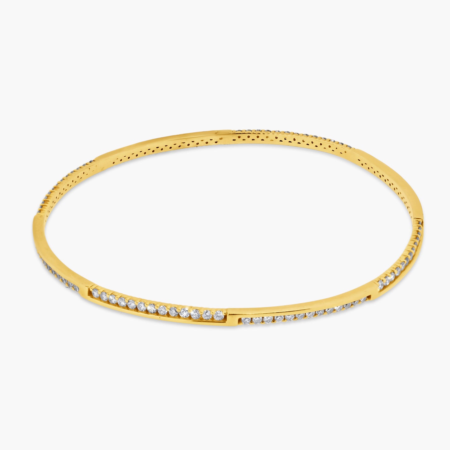 14K Yellow Gold Fashion Bangle - BG600834L02