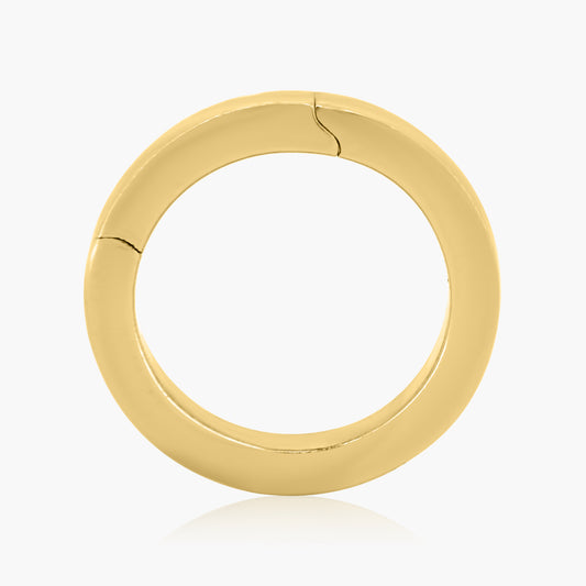 14K Yellow Gold Plain Enhancer Clasp-C605734M01