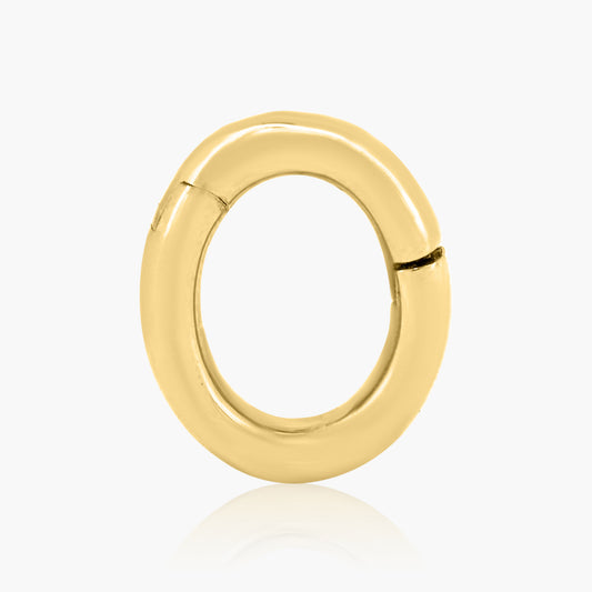 14K Yellow Gold Plain Enhancer Clasp-C605735M05