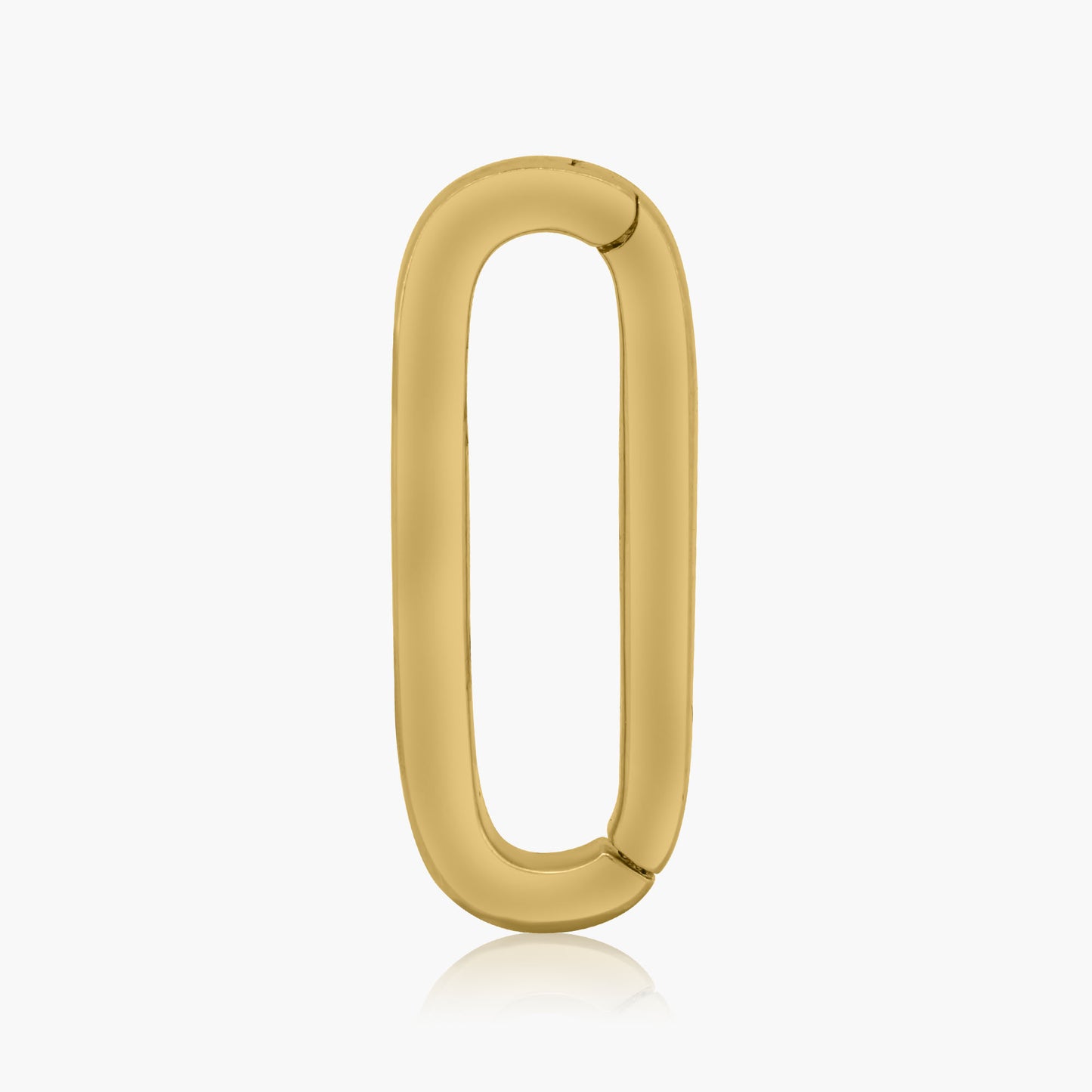 14K Yellow Gold Plain Enhancer Clasp-C605737M01