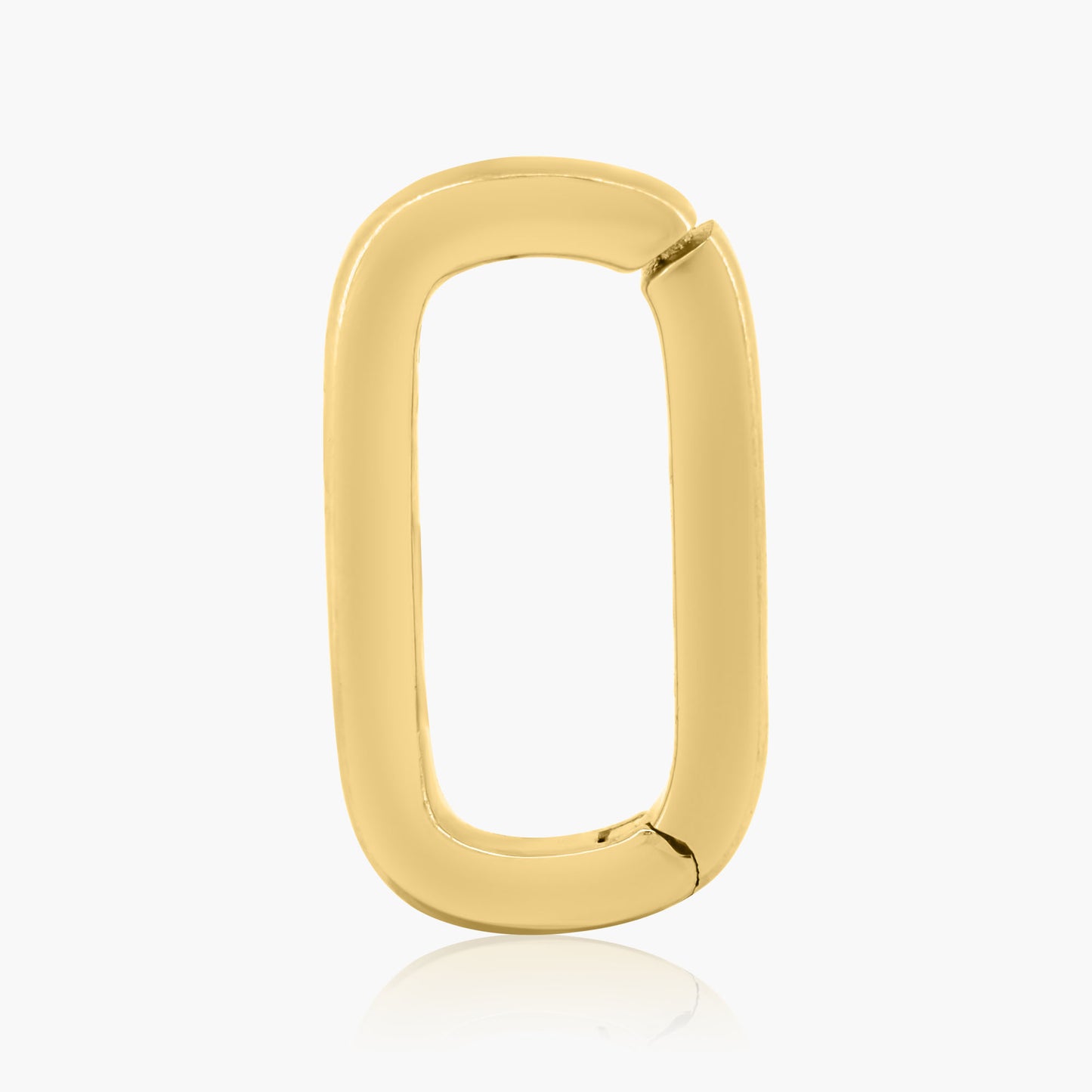 14K Yellow Gold Plain Enhancer Clasp-C605737M04