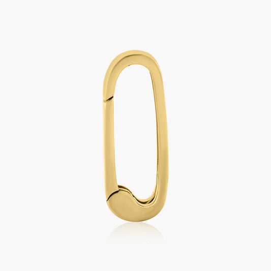 14K Yellow Gold Plain Enhancer Clasp-C605738M01