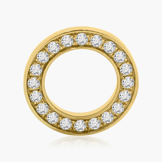 14K Yellow Gold Round Diamond Enhancer Element-L606047M03