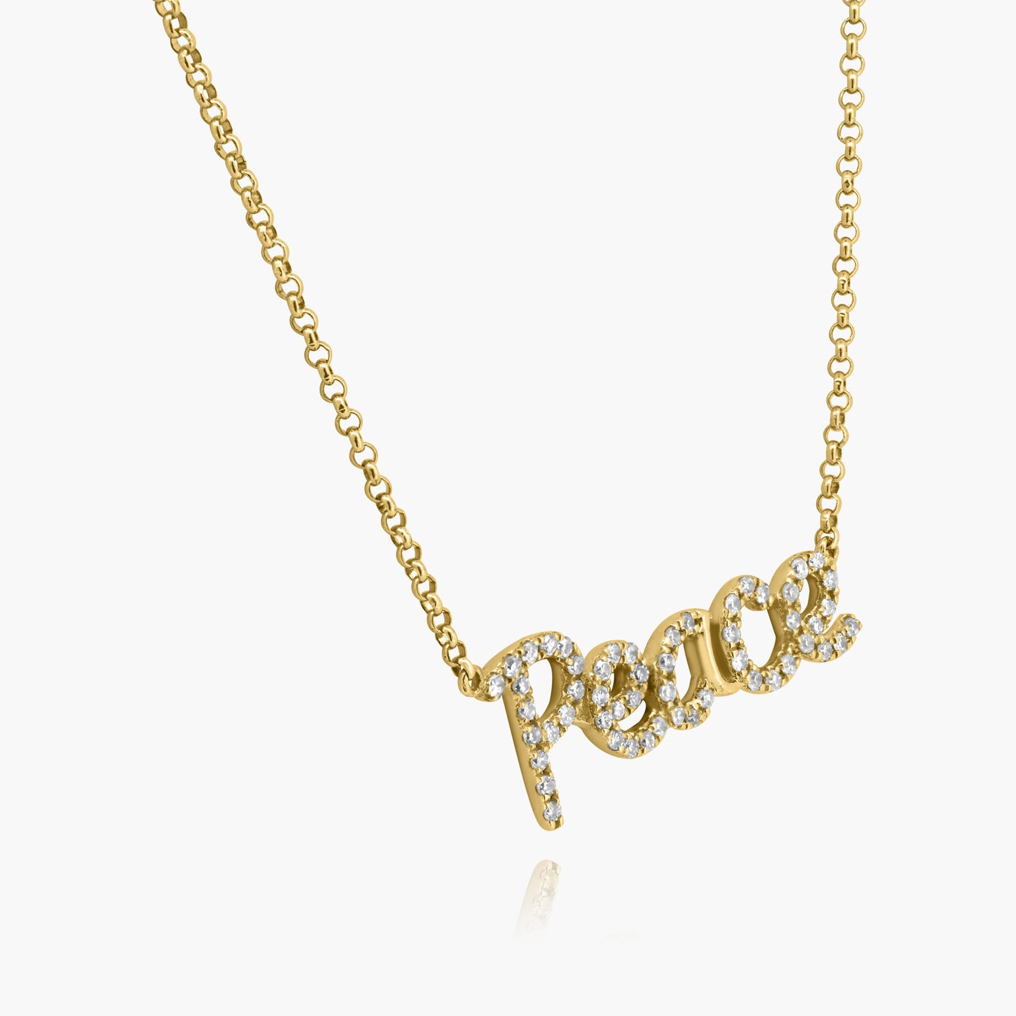 14K Yellow Gold Dainty Personalized Pendant - N601507