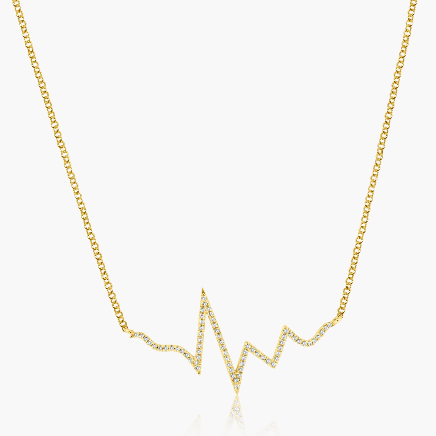 18K Yellow Gold Dainty Pendant-N603902