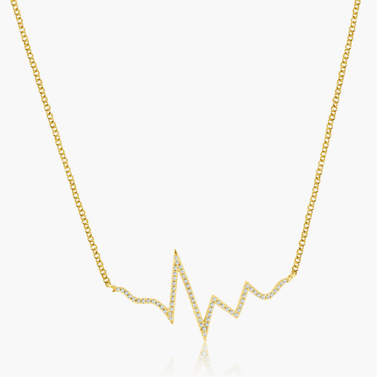 18K Yellow Gold Dainty Pendant-N603902