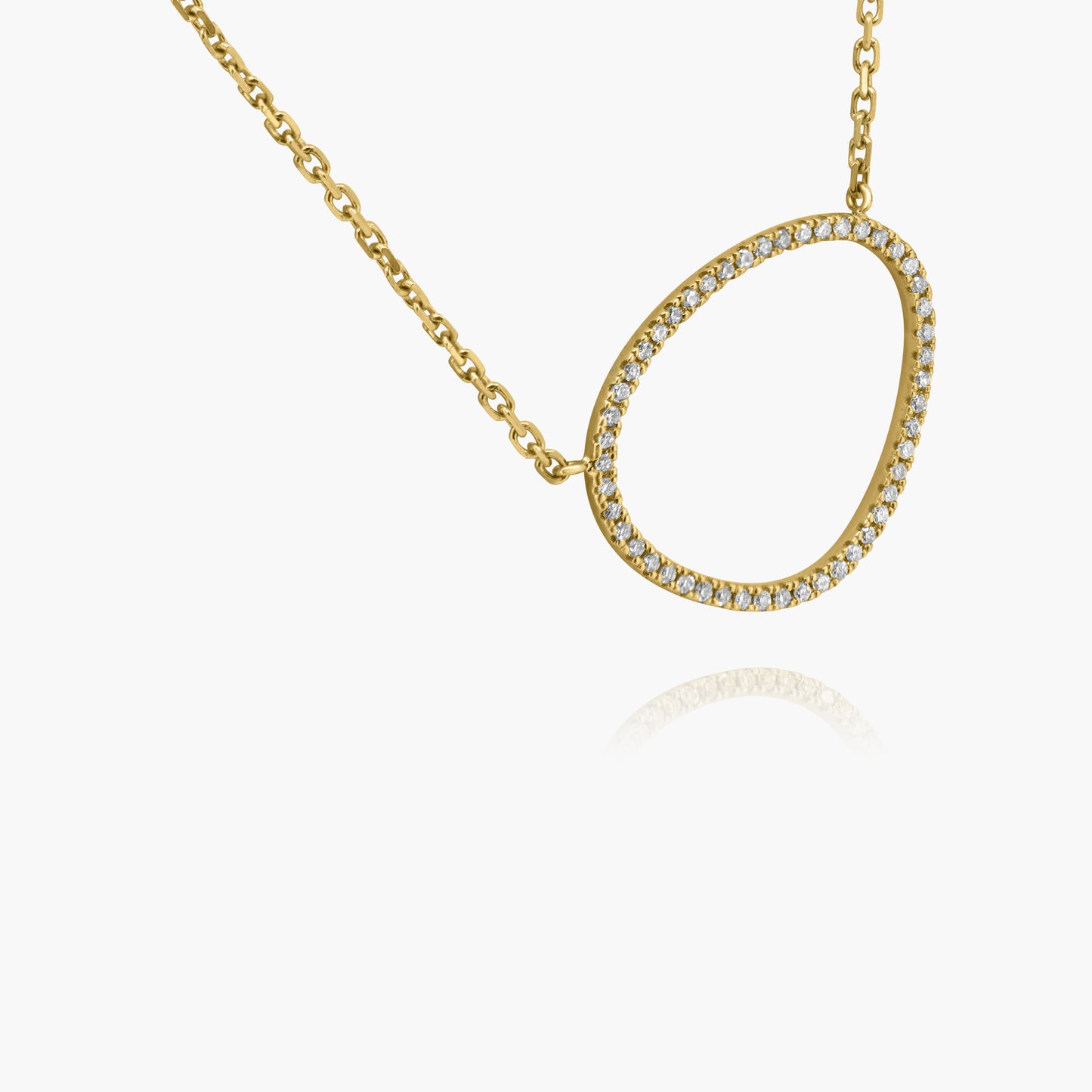 18K Yellow Gold Dainty Pendant - N60427101-4