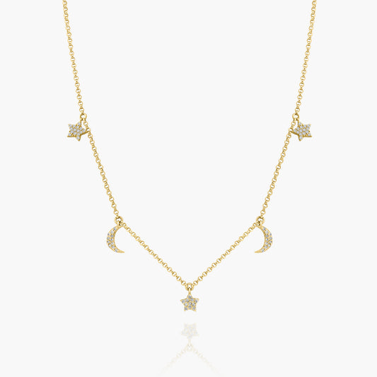 14K Yellow Gold Dainty Pendant-N605350