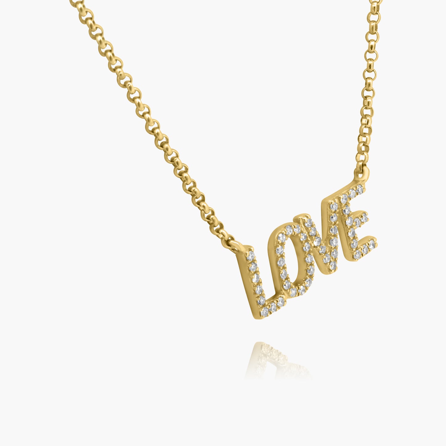 14K Yellow Gold Dainty Personalized Pendant - N60555301