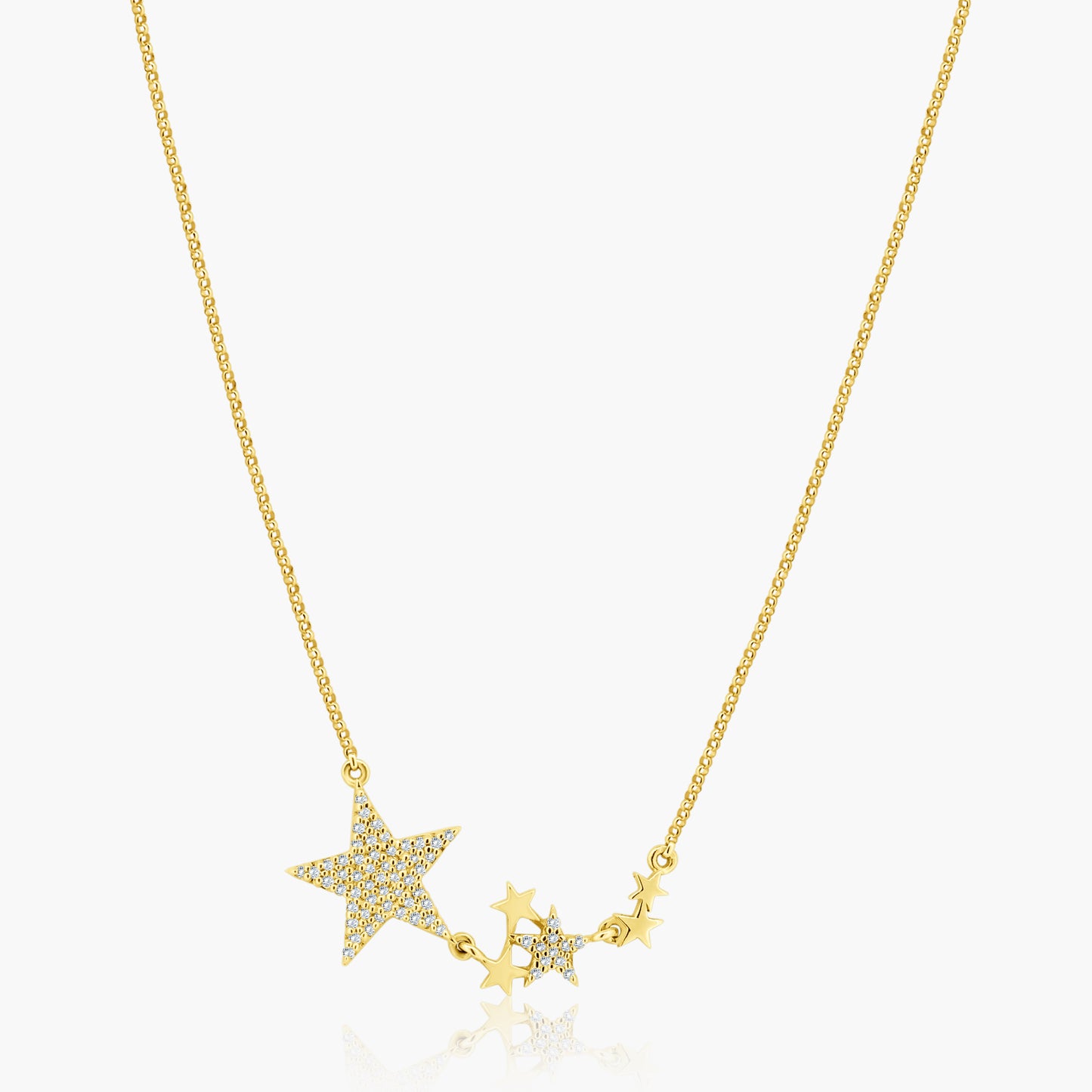 14K Yellow Gold Dainty Star Pendant - N605648