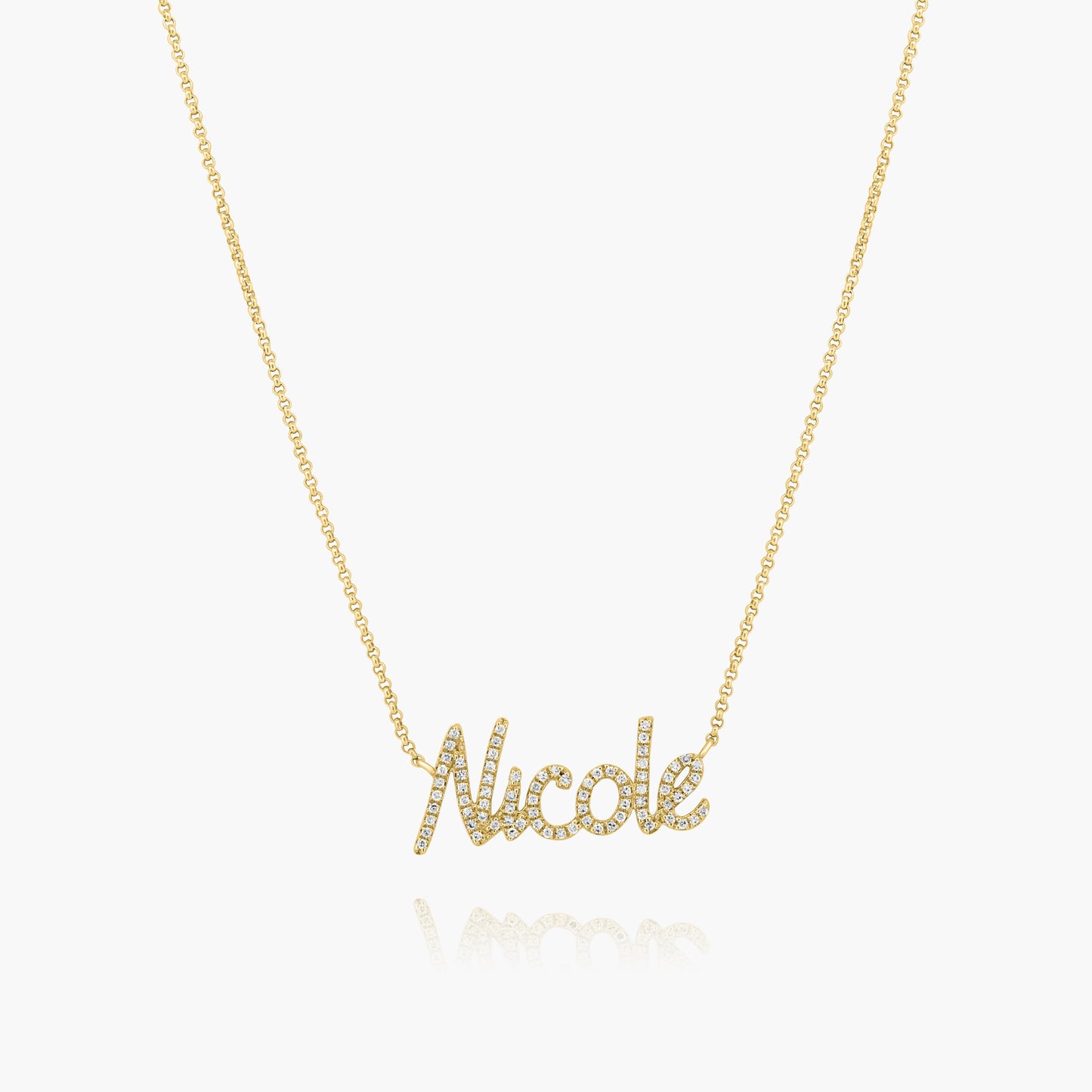 14K Yellow Gold Personalized Pendant - N606181