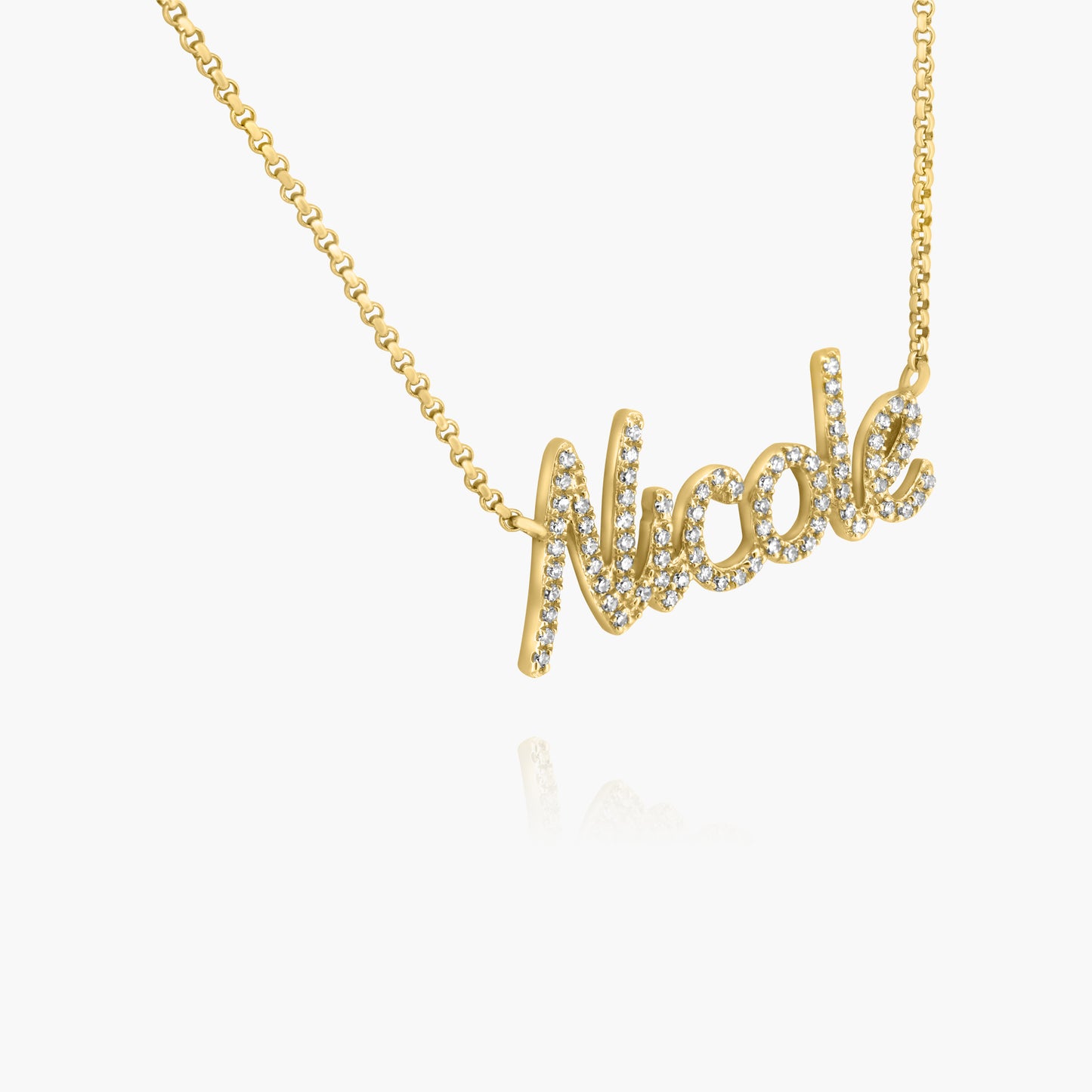 14K Yellow Gold Personalized Pendant - N606181