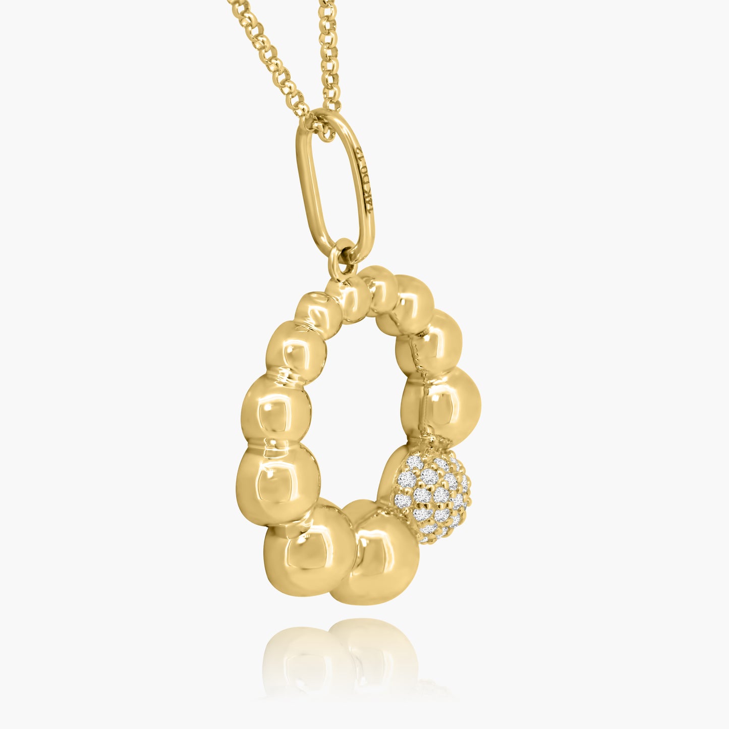 14K Yellow Gold Dainty Pendant - P60629102