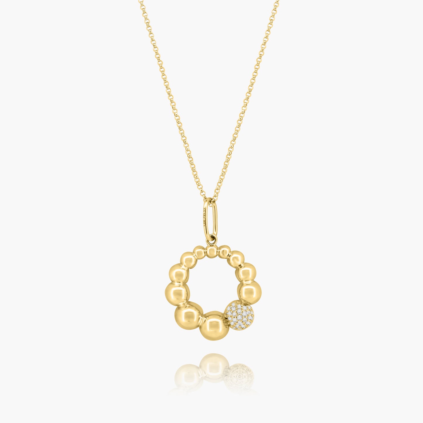 14K Yellow Gold Dainty Pendant - P60629102