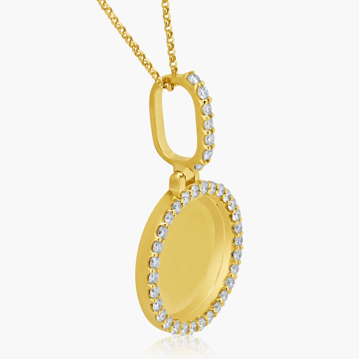 14K Yellow Gold Round Pendant - P60632202