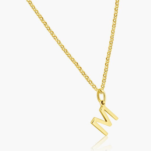 14K Yellow Gold Personalized Initial Pendant-P60648806