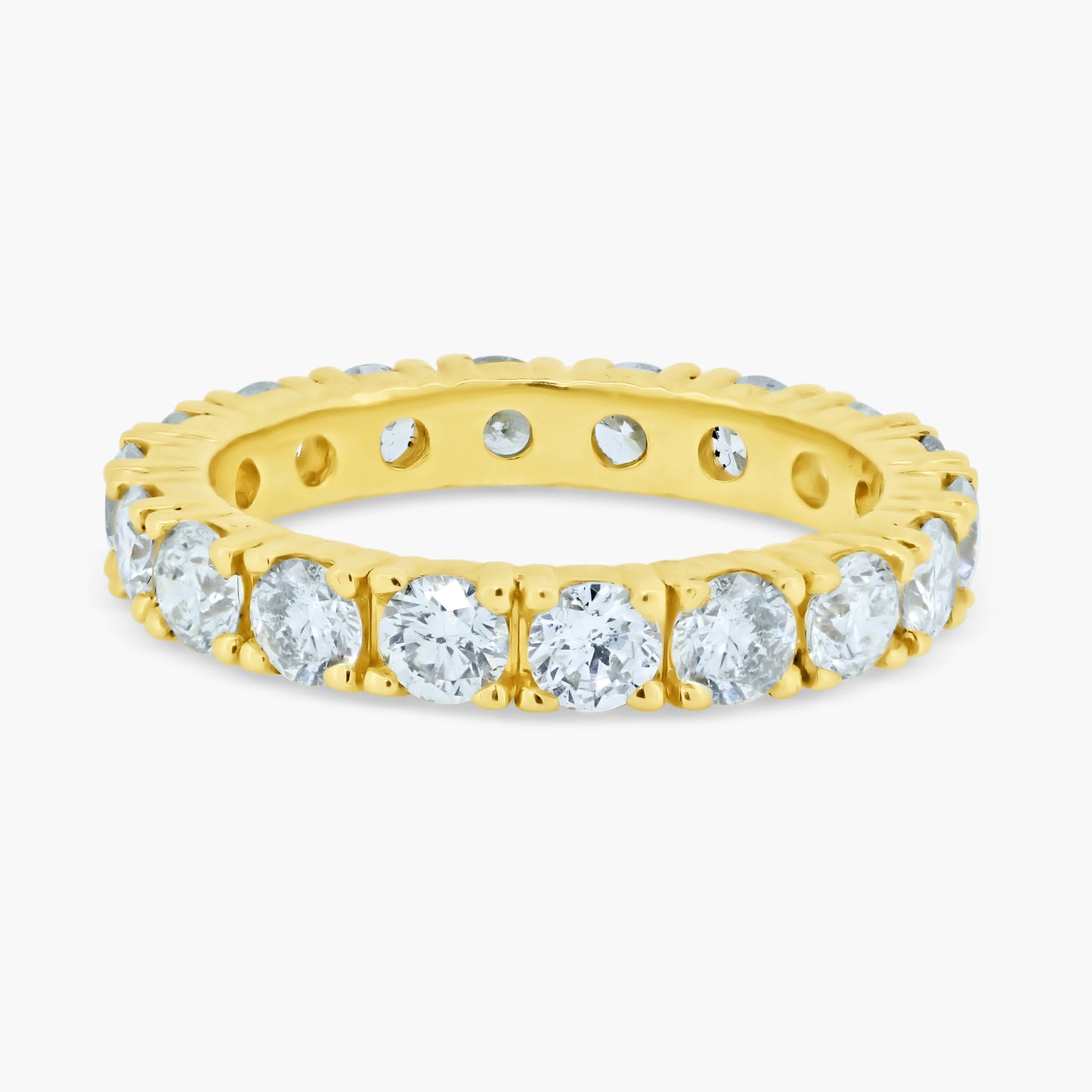 14K Yellow Gold Eternity Band-R05760DB04