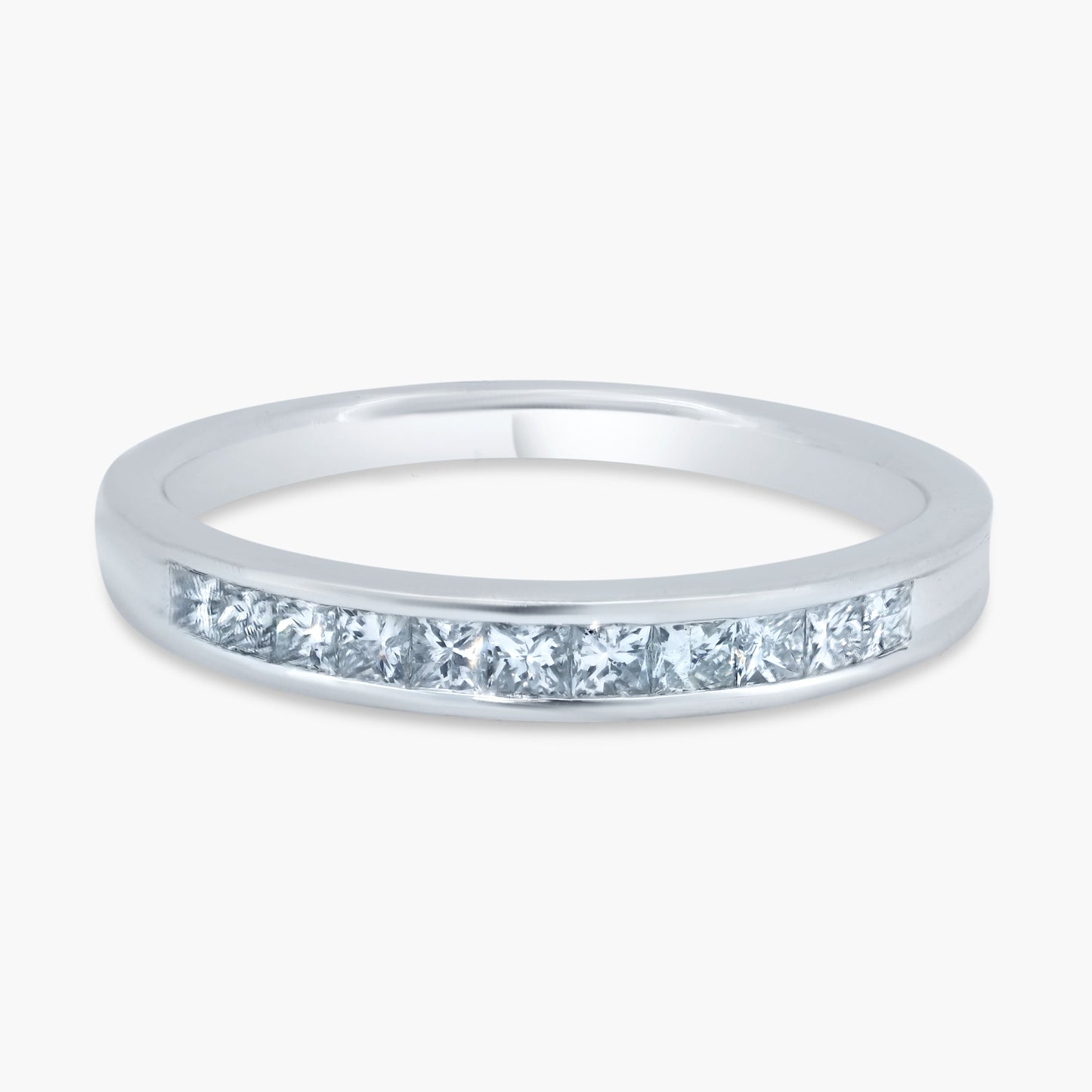 14K White Gold Pave Diamond Band-R08349MO01